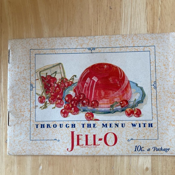 Vintage green Tupperware mold with 3 Jello recipe books from 1927, 1932, 1952 - Picture 6 of 14